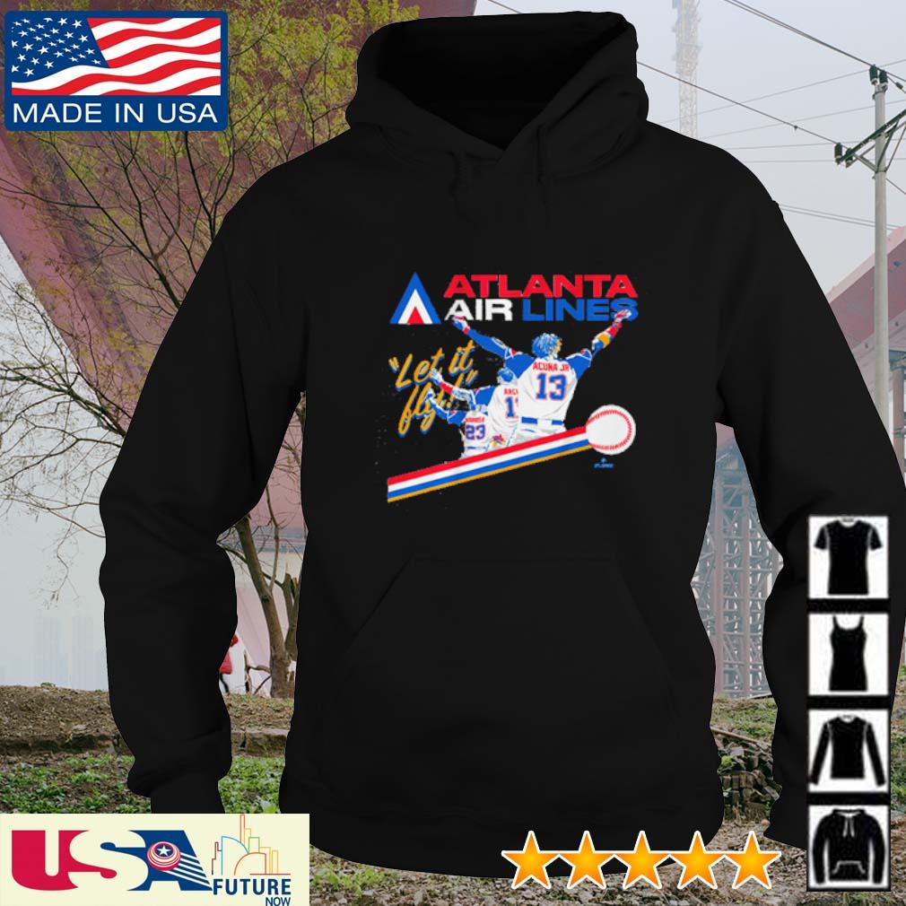 Official atlanta Airlines Let It Fly Michael Harris Shirt, hoodie