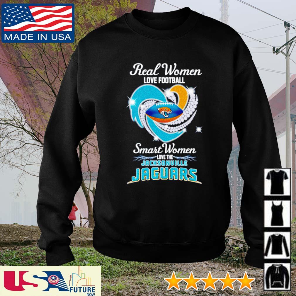 Official Real Women Love Football Smart Women Love The Jacksonville Jaguars  shirt