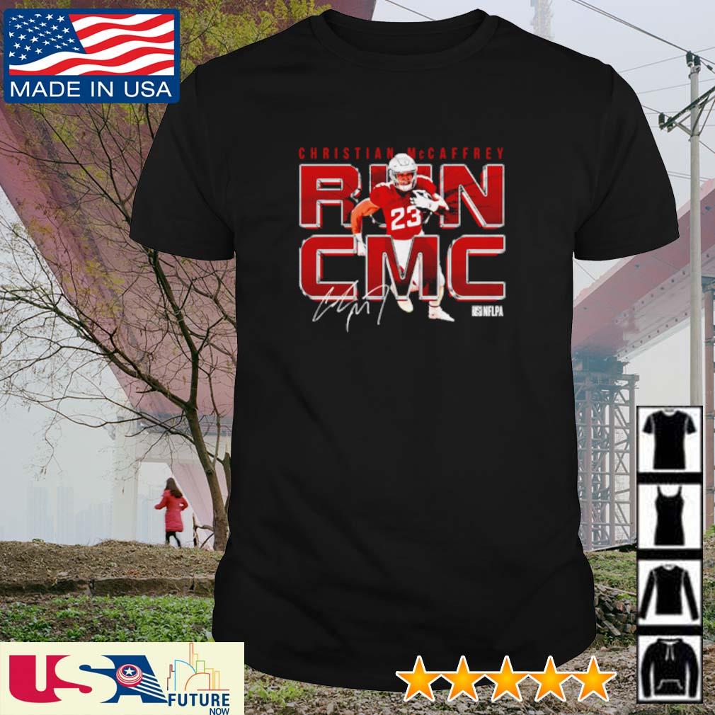 Christian McCaffrey San Francisco Run CMC Metal Unisex T-Shirt