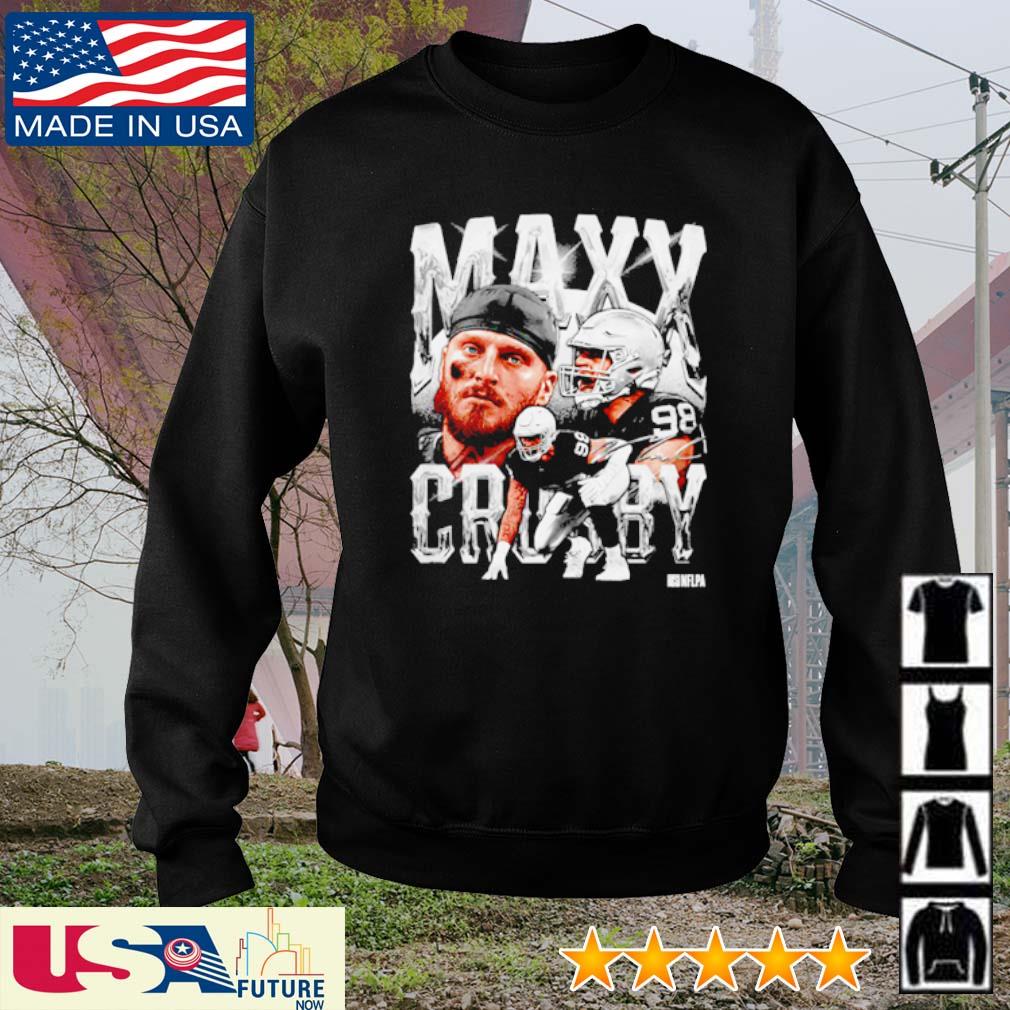 Maxx crosby las vegas vintage shirt, hoodie, sweater, long sleeve and tank  top