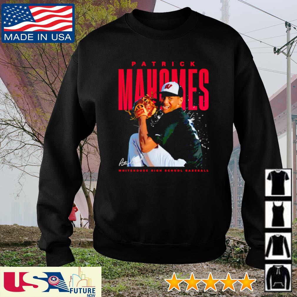 Patrick Mahomes Whitehouse High School Baseball signature shirt, hoodie,  sweater, long sleeve and tank top