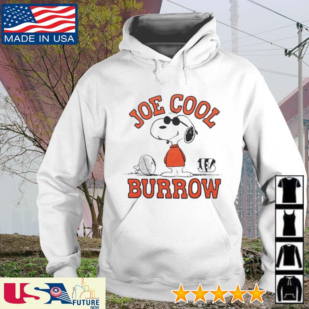 Official Peanuts X Bengals Joe Cool Burrow Snoopy Shirt, hoodie