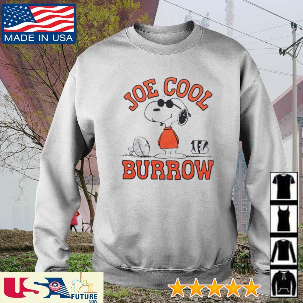 Peanuts X Bengals Joe Cool Burrow Shirt - Hersmiles