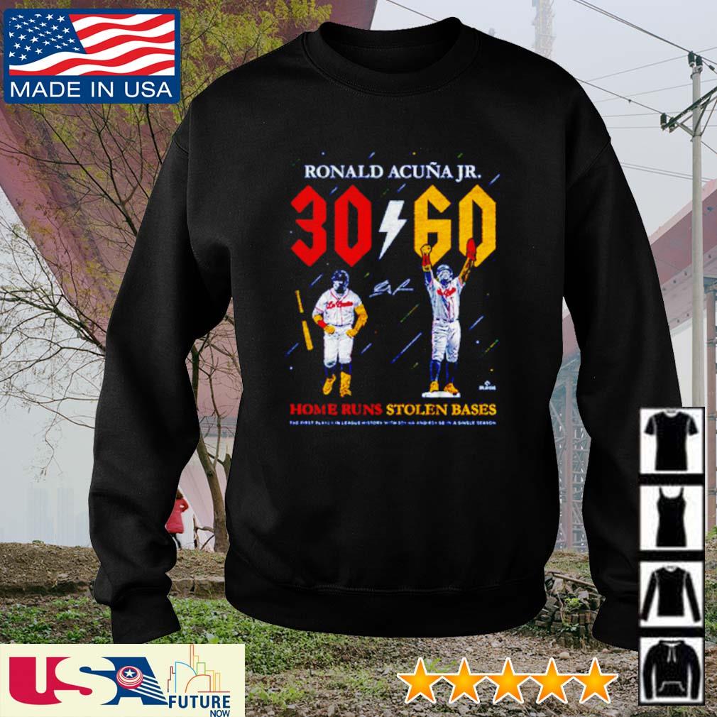 Ronald Acuna Jr Atlanta Braves 30 Home Runs And 60 Steals Shirt, hoodie,  sweater, long sleeve and tank top