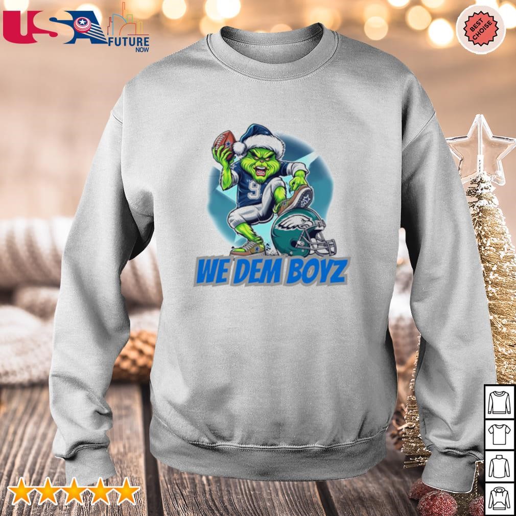 Grinch Philadelphia Eagles Christmas we dem boyz sweater