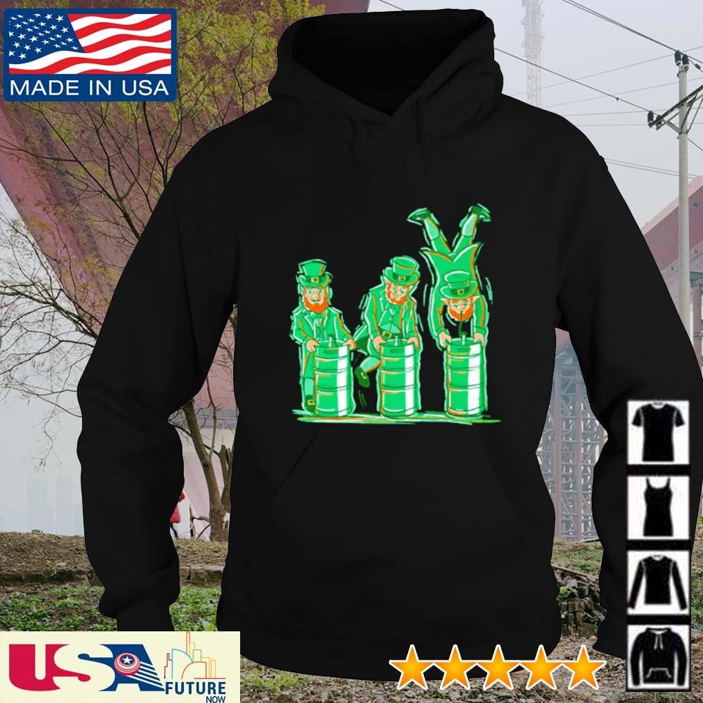 Leprechaun keg stand St. Patrick's Day shirt hoodie