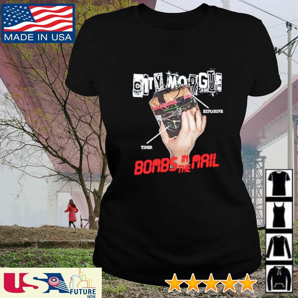 Bombs in The Mail Courier shirt ladies-tee