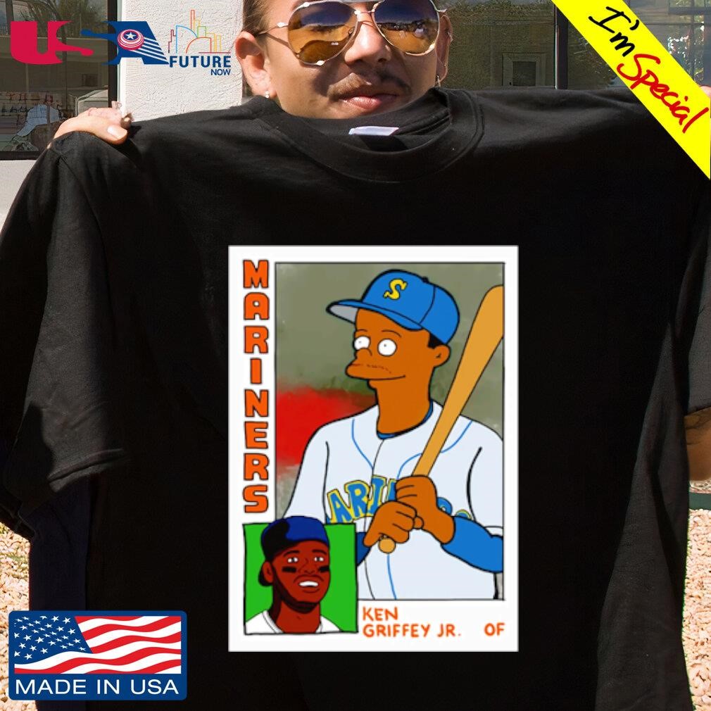 Ken Griffey Jr 24 Baseball Card shirt