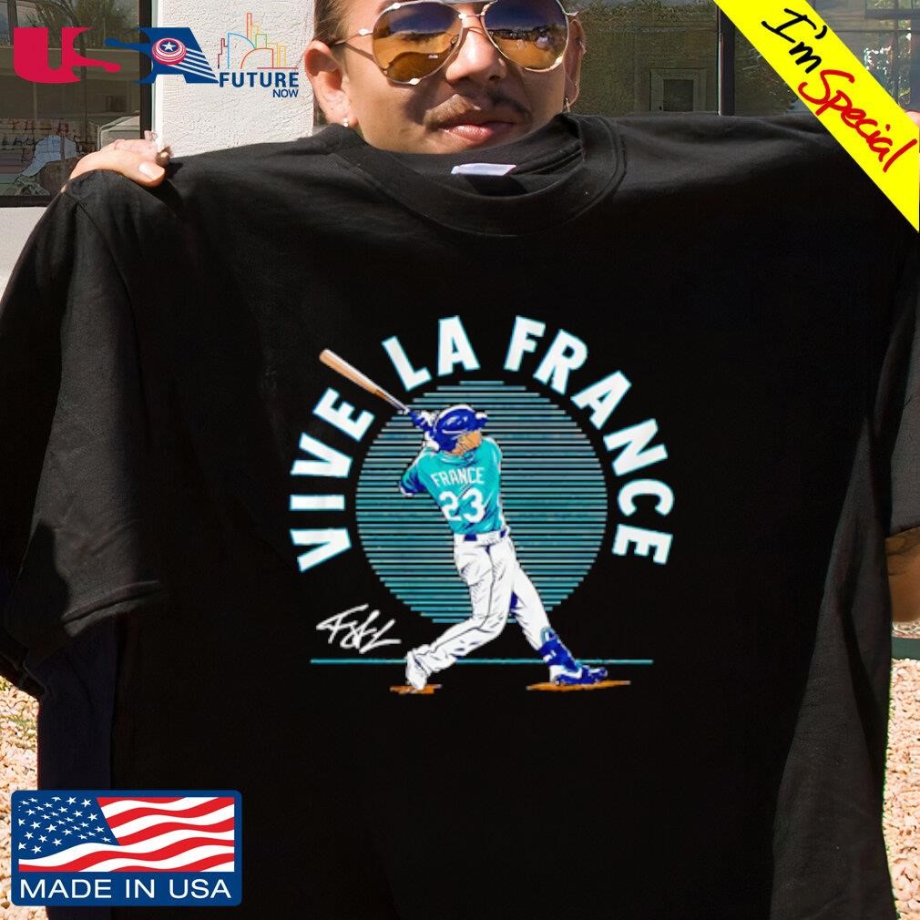 Tyler Lawrence Seattle Mariners Vive la France shirt