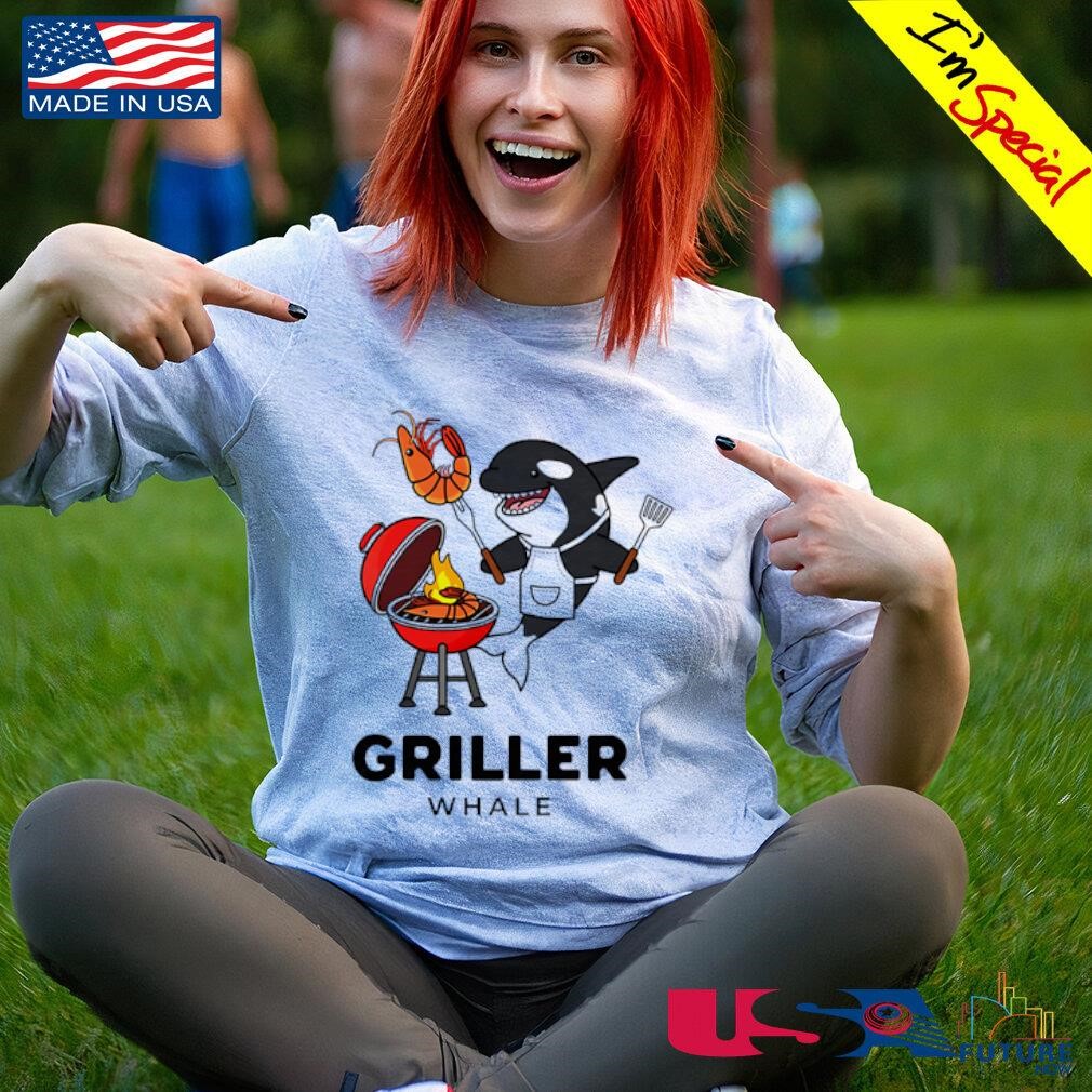 Griller Whale Cartoon Design shirt