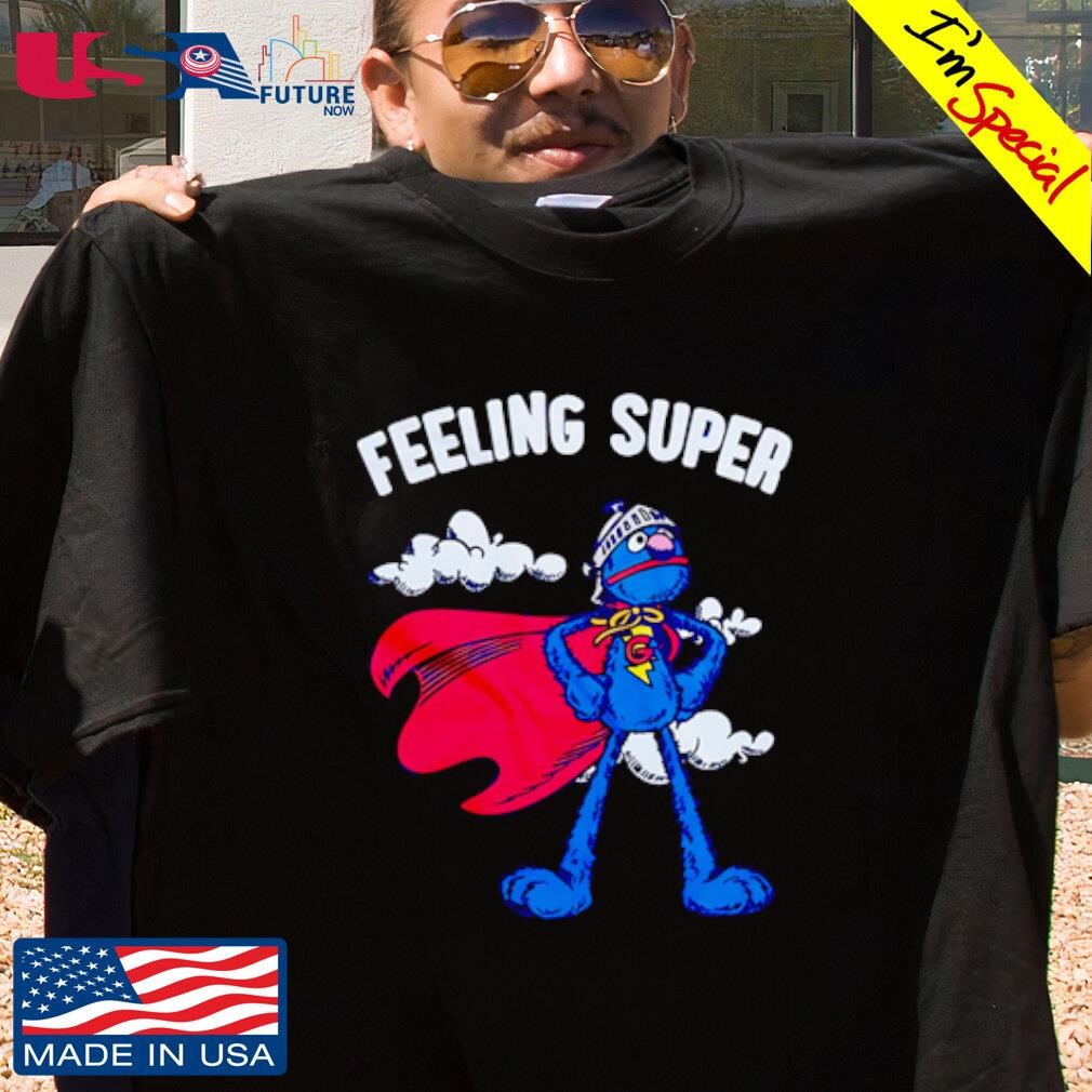 Grover Feeling Super Sesame Street shirt