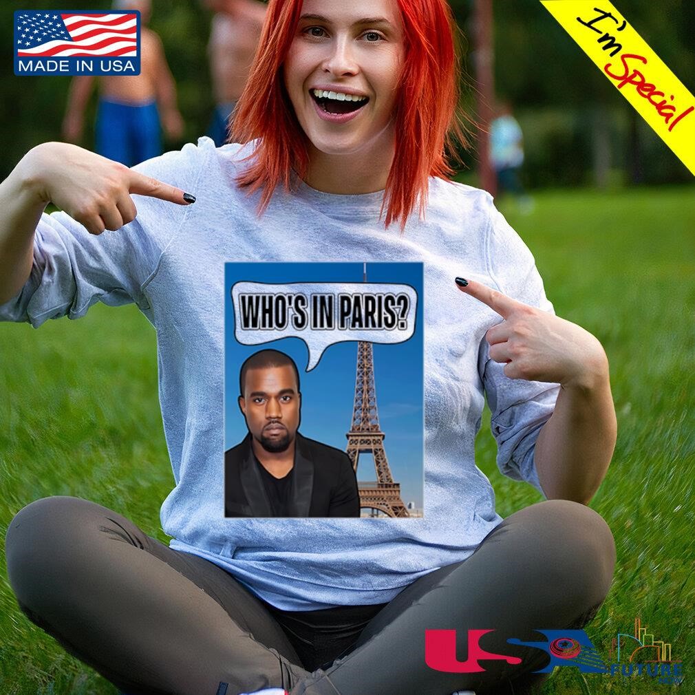 Kanel Joseph Kanye Who's in Paris shirt