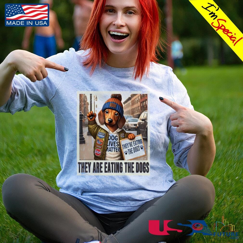 Retro vintage they are eating the dogs post shirt