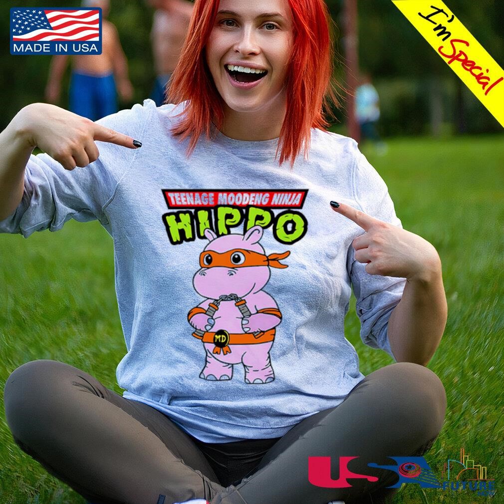 Teenage Moodeng Ninja Hippo shirt