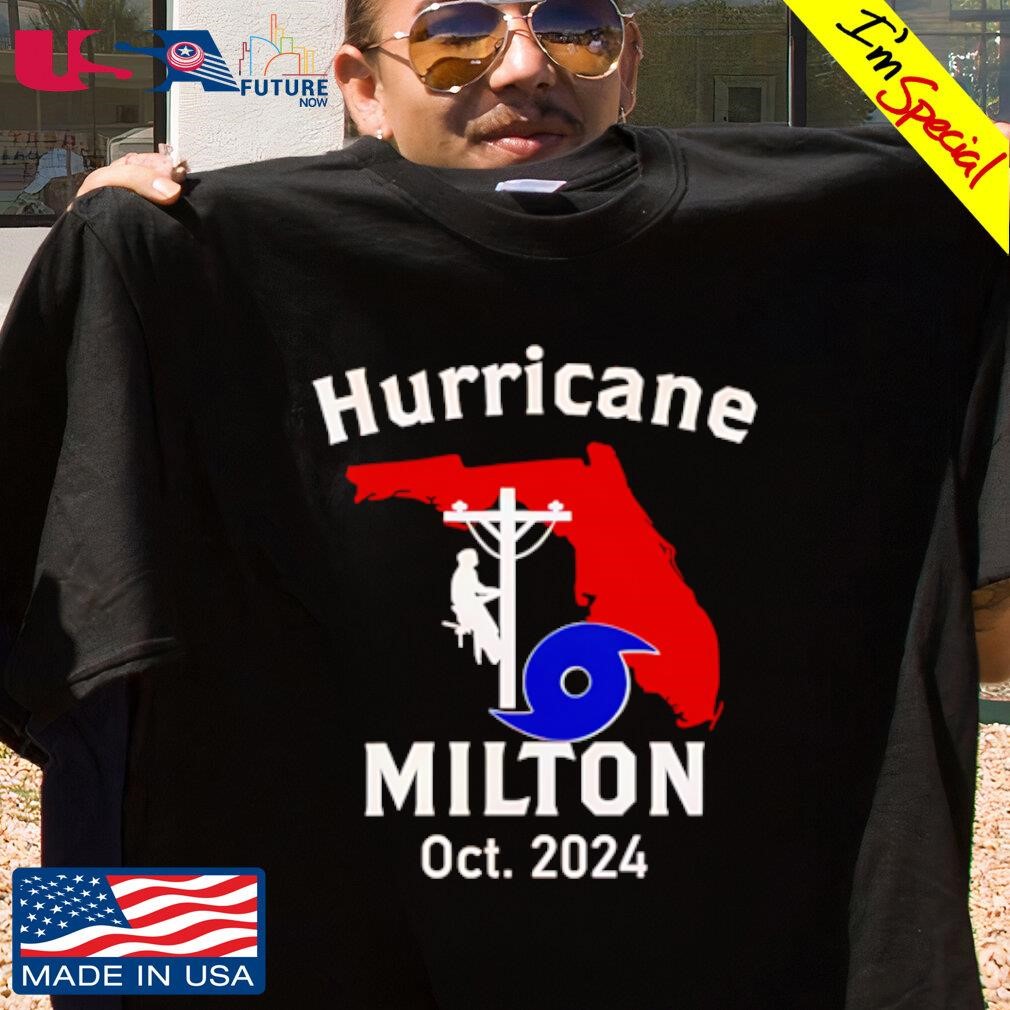 Hurricane Milton Lineman American Lineman Oct 2024 shirt